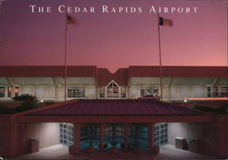 The Cedar Rapids Airport at sunset. The Cedar Rapids Airport at sunset.