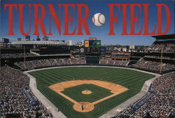 Turner Field Atlanta, GA Postcard Postcard Postcard