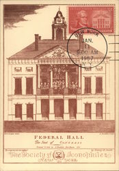 Federal Hall The Seat of Congress Postcard