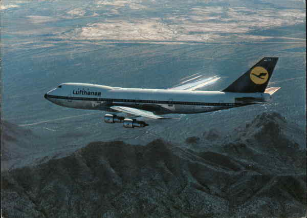 Lufthansa Boeing Jet 747 Aircraft