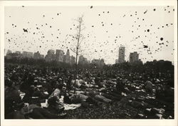 Peace Demonstration, Central Park 1970 New York