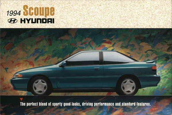 1994 Scoupe Hyundai Cars