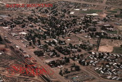 Aerial View Battle Mountain Nevada