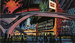Monsanto Company Adventure Thru Inner Space Disney Postcard Postcard Postcard
