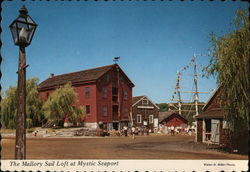 The Mallory Sail Loft at Mystic Seaport Postcard