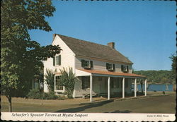 Schaefer's Spouter Tavern at Mystic Seaport Connecticut Postcard Postcard Postcard