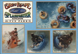 The Great Escape and The Splashwater Kingdom Lake George, NY Postcard Postcard Postcard