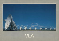 Very Large Array Radio Telescope (VLA) Postcard