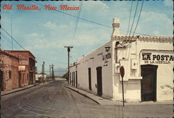 Street Scene Old Mesilla, NM Postcard Postcard Postcard
