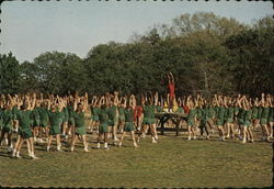 Warm-Up Exercise Parris Island, SC Postcard Postcard Postcard