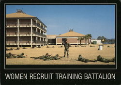 Women Recruit Training Battalion Postcard