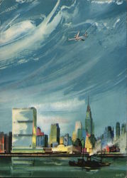 Scandinavian Airlines System Postcard