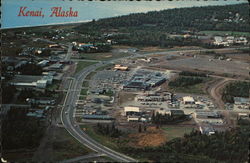 Aerial View Kenai, AK Postcard Postcard 