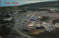 Aerial View Kenai, AK Postcard Postcard Postcard