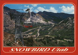 The Tram at Snowbird Utah Postcard Postcard Postcard