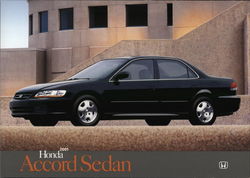 2001 Honda Accord Sedan Cars Postcard Postcard Postcard