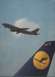 Lufthansa Airlines Aircraft Postcard Postcard Postcard