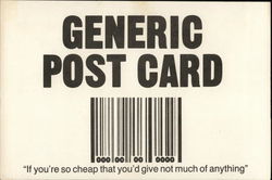 Generic Post Card Postcard