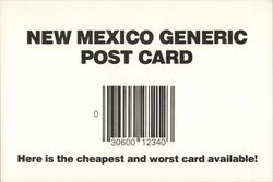 New Mexico Generic Post Card Postcard