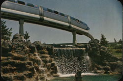 Monrail Train -- Tomorrowland Disney Postcard Postcard Postcard