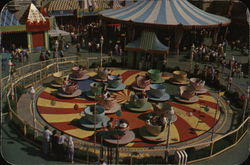 Mad Hatter's Tea Party--Fantasyland Disney Postcard Postcard Postcard