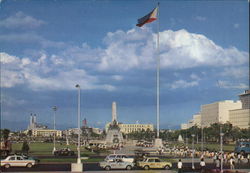 Main View of the Luneta Park Manila Philippines