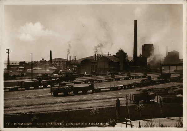 Piombino Societa il Va Londerie e Acciaierie Trains, Railroad