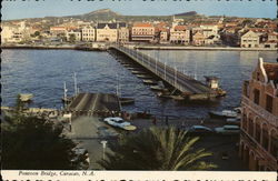 Pontoon Bridge, Curacao, N.A Willemstad Caribbean Islands