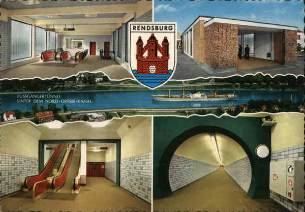 Fussgangertunnel Unter dem Nord-Ostee-Kanal Rendsburg Germany