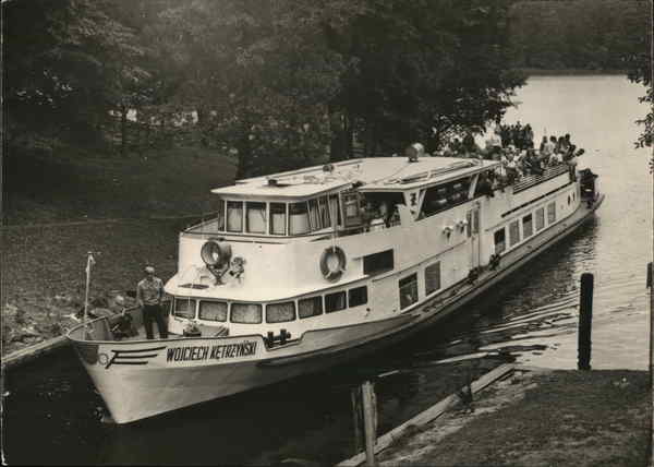 Ruciane - Wojciech Kętrzyński Pleasure Boat in Sluice Ruciane-Nida Poland