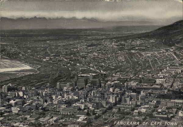 Panoramic View of City Cape Town South Africa
