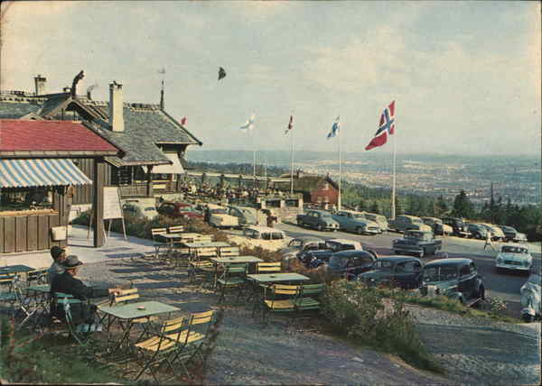 View from Frognerseteren Oslo Norway