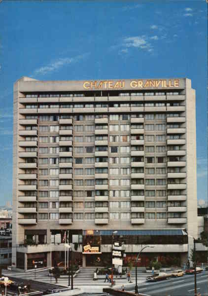 Chateau Granville Hotel Vancouver BC Canada British Columbia