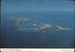 Eastern Aerial View of Bermuda Postcard Postcard Postcard