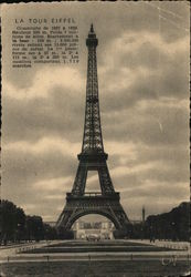 Eiffel Tower Postcard