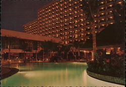 Philippine Plaza Hotel - Swimming Pool Postcard
