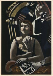 Die Loge - The Opera Box - La Loge - Max Beckman, 1884-1950 Postcard