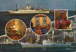 Orient Overseas Line Postcard