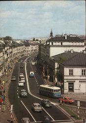 Ulica Nowy Swiat Warsaw, Poland Eastern Europe Postcard Postcard Postcard