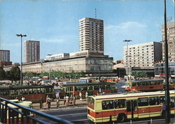 Widok z Alei Jerozalimskich na Sciane Wschodnia ulicy Marszalkowskiej Warsaw, Poland Eastern Europe Postcard Postcard Postcard