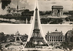 Greetings from Paris Postcard