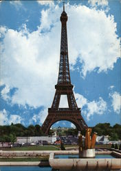 Eiffel Tower Paris, France Postcard Postcard Postcard