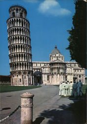 Apse of the Cathedral and Leaning Tower Pisa, Italy Postcard Postcard Postcard