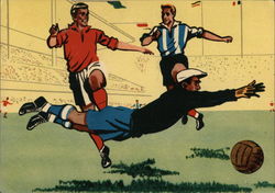 World Championship in Football 1958 Postcard