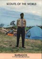 1991 Scouts of the World: Barbados Caribbean Islands Postcard Postcard Postcard