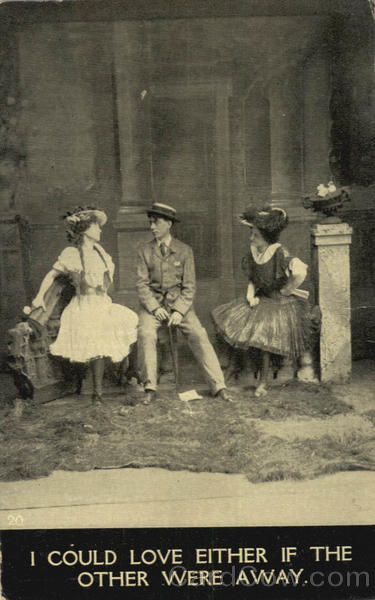 I Could Love Either If The Other Were Away Romance & Love