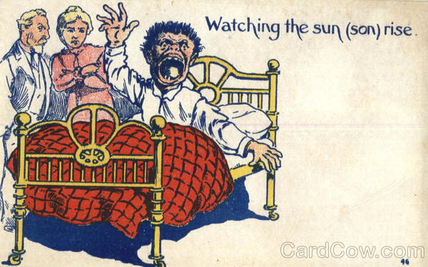 Watching the sun (son) rise Comic, Funny