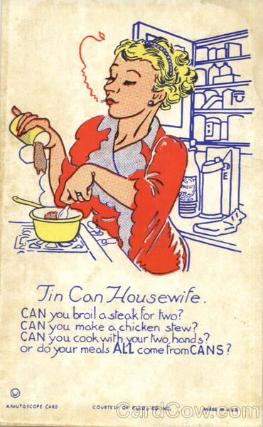Tin Can Housewife Comic, Funny