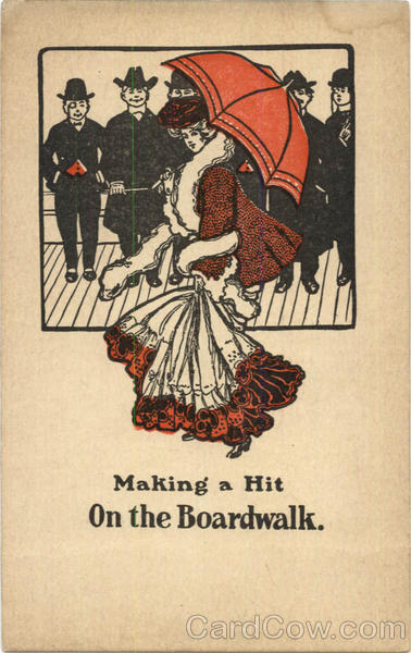 Making a Hit On the Boardwalk Comic, Funny