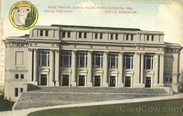 Music Pavilion, Alaska, Yukon, Pacific Exposition Seattle Washington